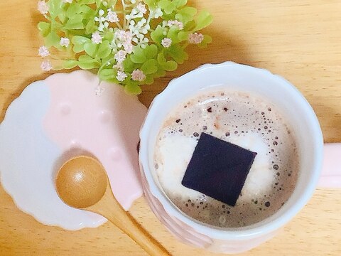 マシュマロ+チョコonココア